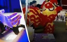 У Таїланді поліція під прикриттям у костюмі лева спіймала серійного грабіжника (відео)