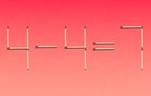 Математична головоломка: треба перетягнути лиш один сірник