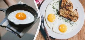 Апетитна яєчня без краплі масла: як посмажити її з водою на сковороді