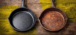 Тільки цим дідівським засобом вдалося відмити стару чавунну сковорідку: про що мова