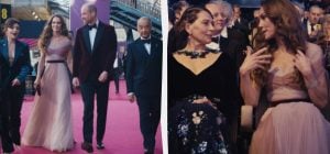 Кейт Миддлтон появилась на BAFTA с редкой королевской реликвией (видео)