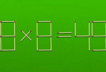 Виклик для мозку: треба перемістити один сірник, щоб виправити помилку