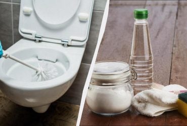 С уксусом чистить унитаз проще простого: слезает даже многолетний налет