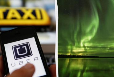 Uber запускает бесплатные поездки для наблюдения за северным сиянием в Лапландии