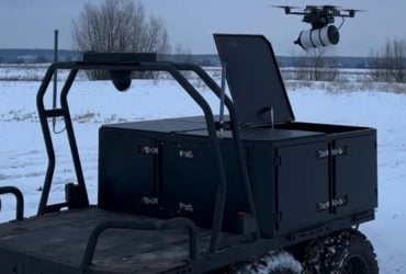 Український наземний робот може запускати FPV-дрони біля лінії фронту: BI дізнався деталі