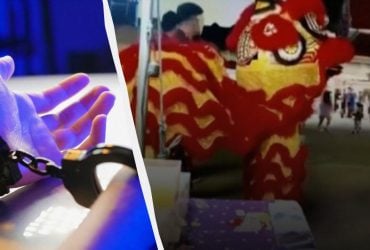 У Таїланді поліція під прикриттям у костюмі лева спіймала серійного грабіжника (відео)