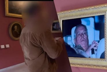 Активісти повісили у Луврі фото експринца Ендрю, якого підозрюють у зв'язках з Епштейном