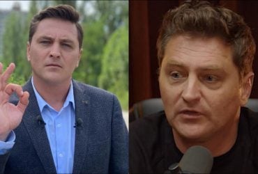 48-річний український актор вперше показав свою молоду наречену (фото)