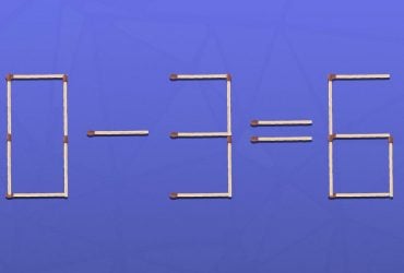 Тільки геній зможе розв'язати головоломку з сірниками за 9 секунд