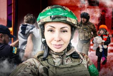 "Мы должны сражаться на фронте, но и заботиться о будущем. Детей нужно спасать даже путем принудительной эвакуации", – волонтер Оксана Волжина.