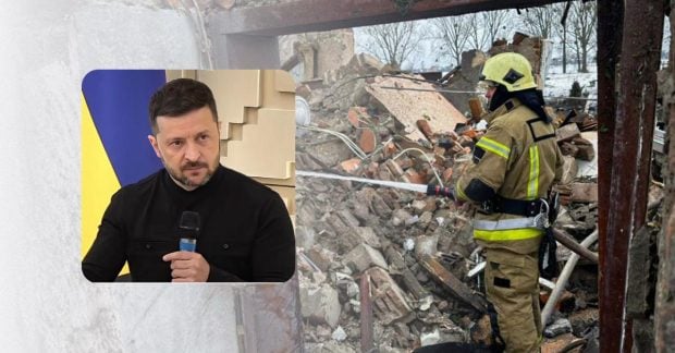 Зеленський відреагував на масштабний удар по Україні