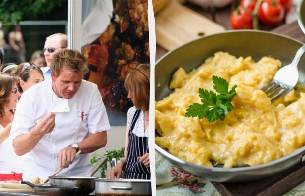Не просто яичница: Гордон Рамзи добавляет секретный ингредиент для идеального скрембла