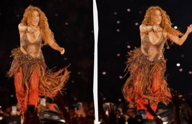 Шакира напугала фанатов жестким падением прямо на сцене (видео)