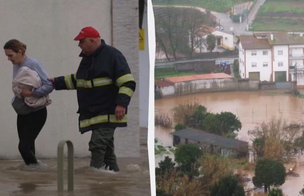 Апокаліпсис у Португалії: через повені прорвало дамбу, змило магістраль, є загиблі