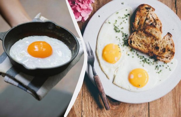 Апетитна яєчня без краплі масла: як посмажити її з водою на сковороді