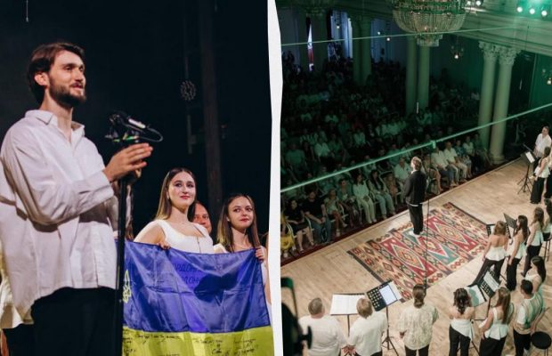Украинка возмутилась неуважением артистов к зрителям - ей ответил солист хора "Гомін"