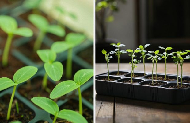 Чому розсада огірків сильно витягується: як врятувати сіянці до висадки