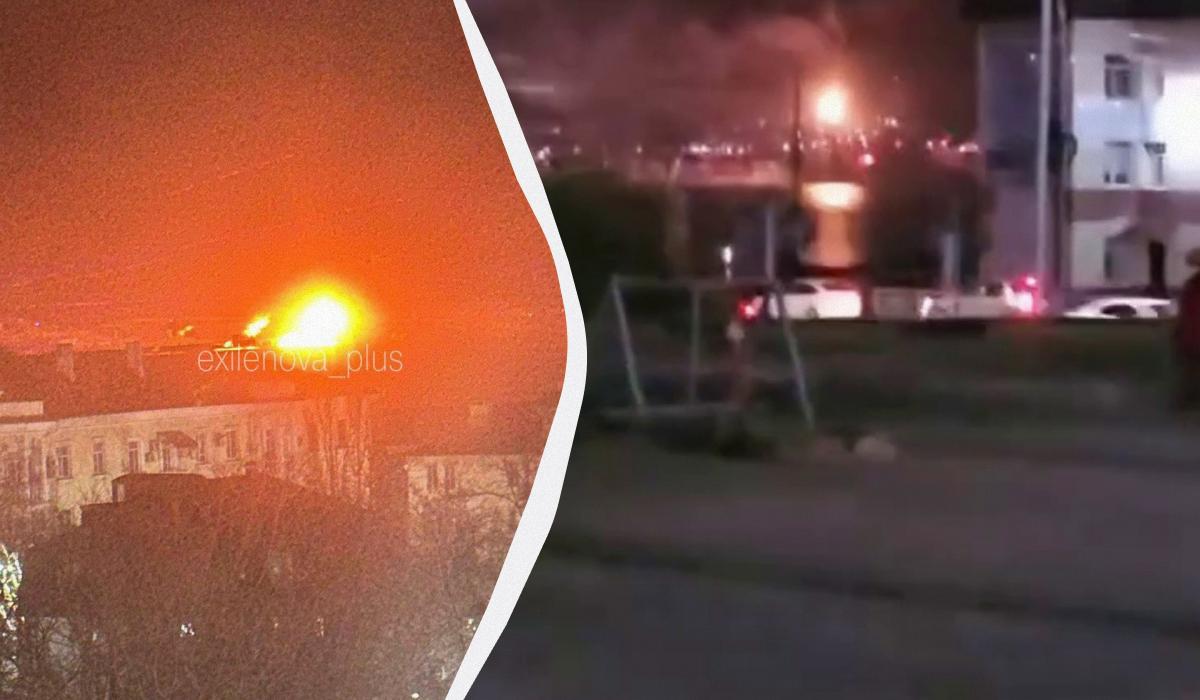 Палає нафтоналивний термінал 'Шесхаріс' в РФ: що відомо про атаку на Новоросійськ