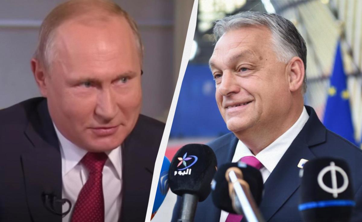 Путин похвалил Орбана за 'наезды' на Украину