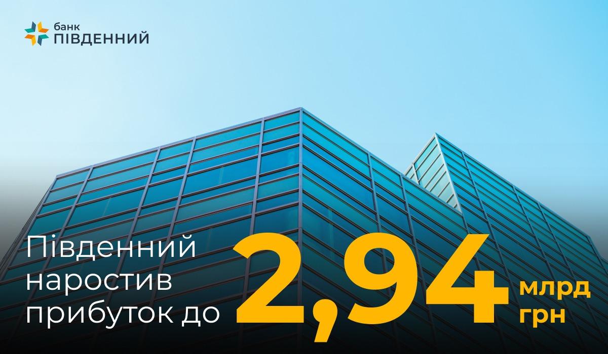 'Південний' наростив прибуток до 2,94 млрд грн та показав лідерську динаміку кредитування бізнесу в 2025 році