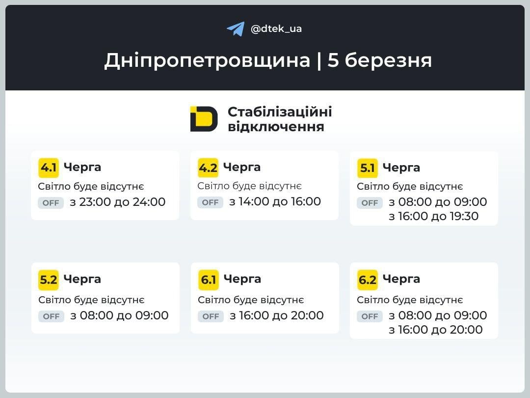 В Украине в четверг будут отключать свет: графики на 5 марта В Украине в четверг будут отключать свет: графики на 5 марта