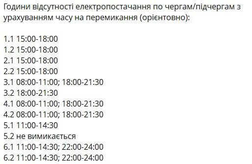 Графики отключений света на 8 марта: когда не будет электроэнергии в Украине в воскресенье