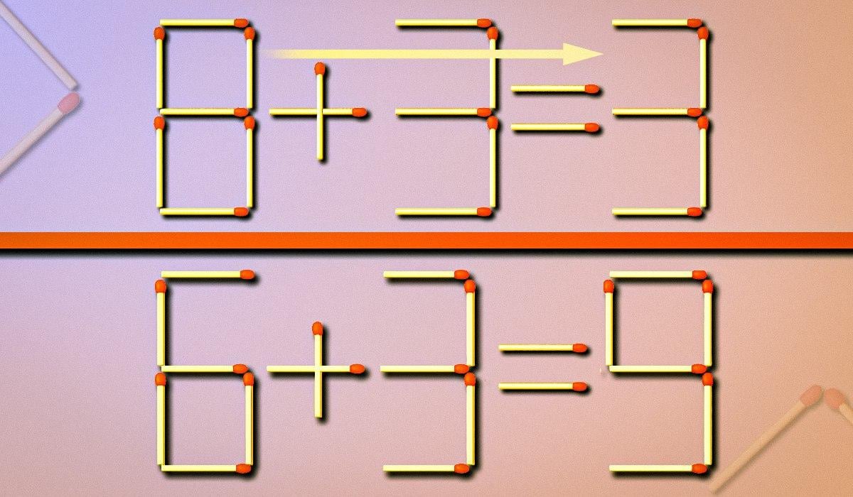 Який сірник треба перетягнути, щоб рівняння стало правильним: тест для перевірки-IQ