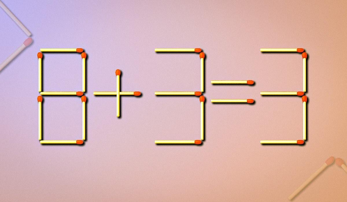 Який сірник треба перетягнути, щоб рівняння стало правильним: тест для перевірки-IQ