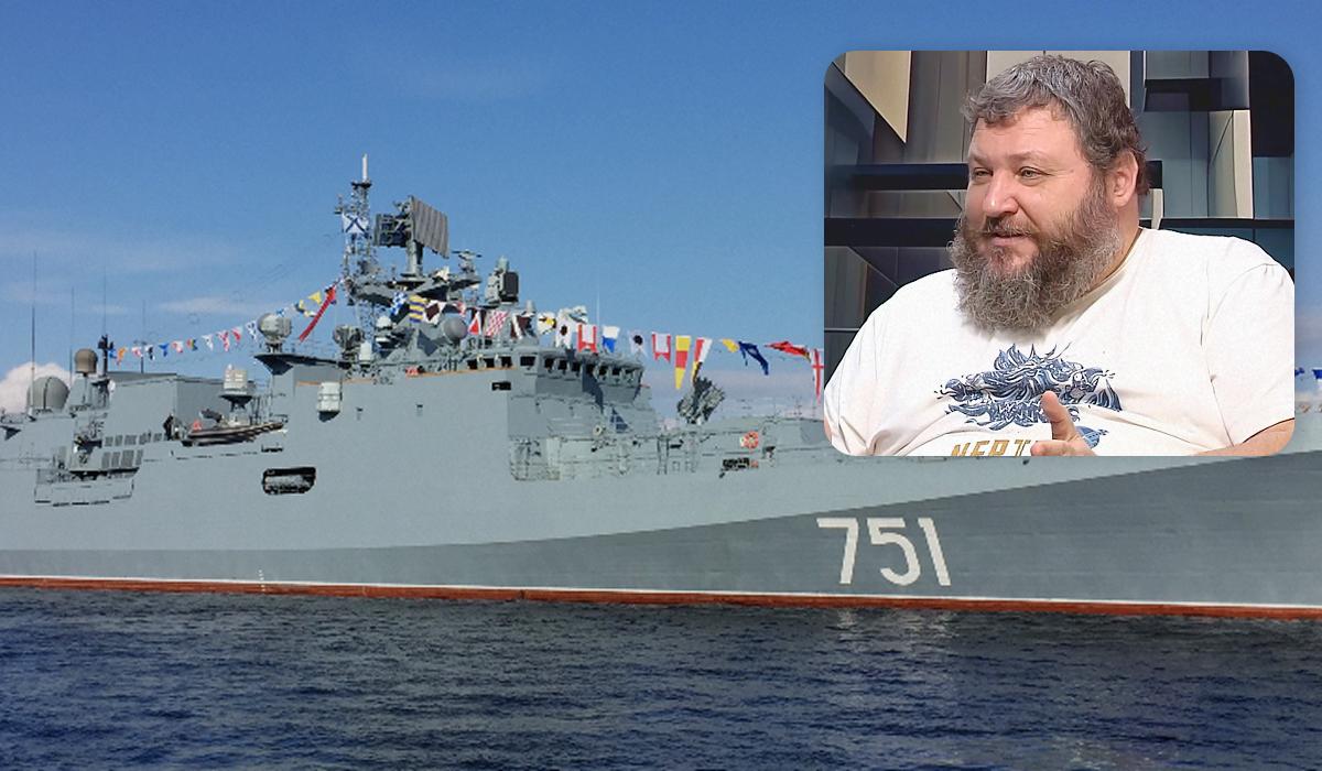 'Це жестянка на поверхні води': Дикий про наслідки атаки по фрегату 'Адмірал Ессен' 'Це жестянка на поверхні води': Дикий про наслідки атаки по фрегату 'Адмірал Ессен'