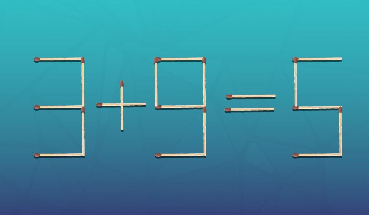 Який сірник треба перемістити, щоб рівняння стало правильним: головоломка для геніїв
