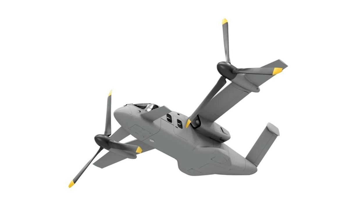 Удвічі швидший за Мі-8: італійці показали революційний конвертоплан (фото)