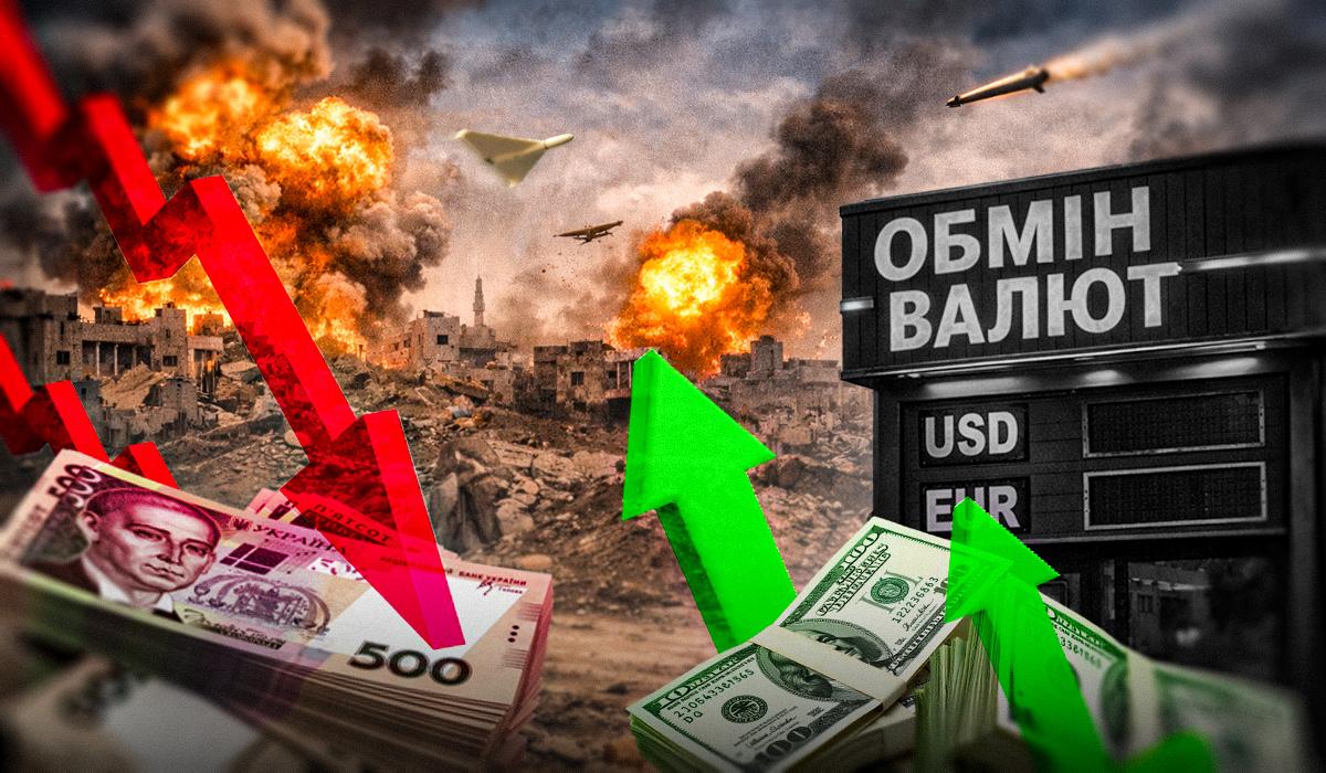 Гривня обвалюється, а долар б’є рекорди: як війна в Ірані впливає на валюту, і куди рухається курс