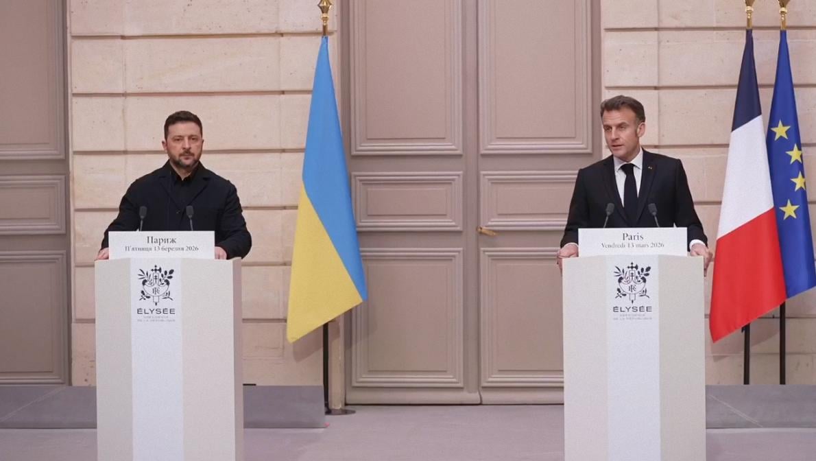 Владимир Зеленский, Эммануэль Макрон