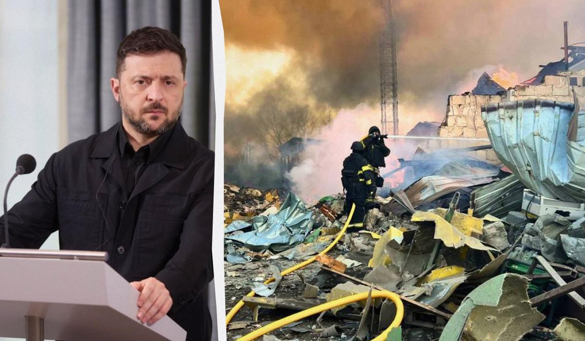 'Критическое направление': Зеленский отреагировал на ночную атаку РФ по Украине