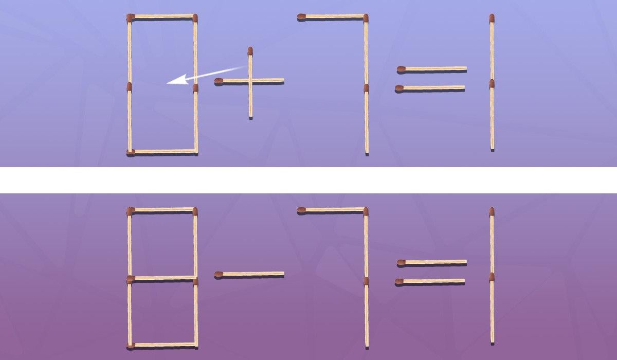 Нужно переместить одну спичку, чтобы равенство стало правильным: быстрый тест для проверки IQ