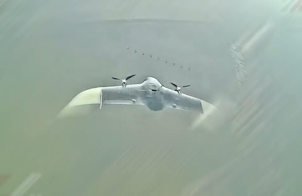Морпехи сбили 'невидимый' для РЭБ российский дрон 'Князь Вещий Олег' (видео)