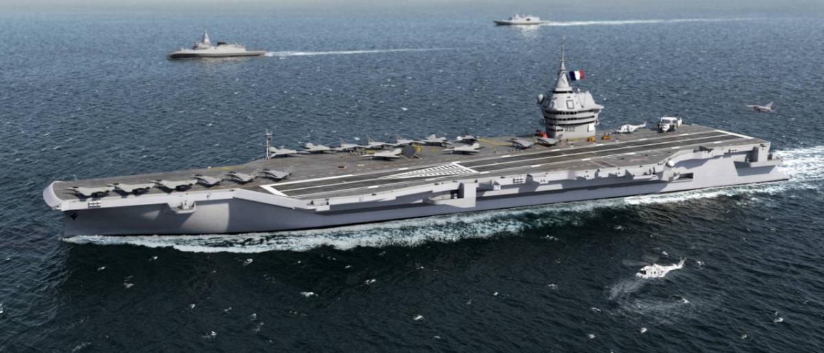 Французский атомный авианосец будущего получил название