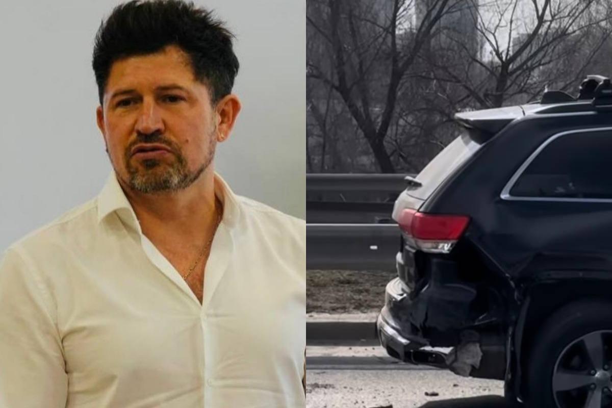 Відомий український ведучий потрапив в ДТП (відео)