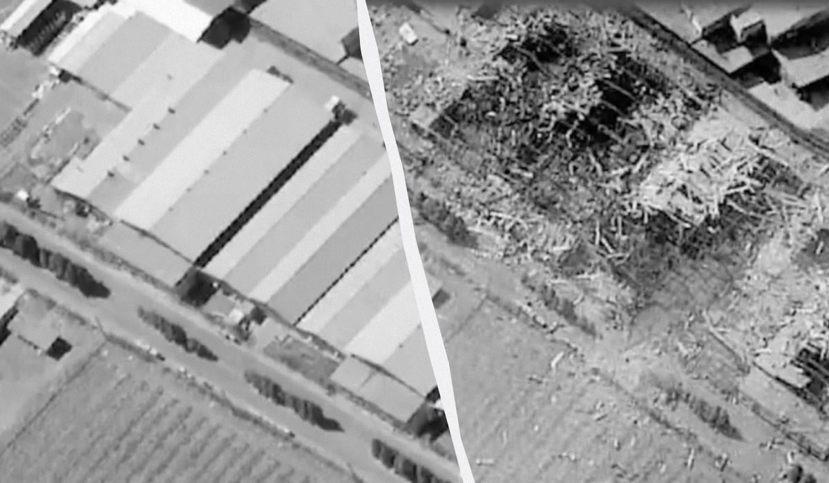 США ударили по заводу баллистических ракет в Иране: масштабы разрушений показали на фото