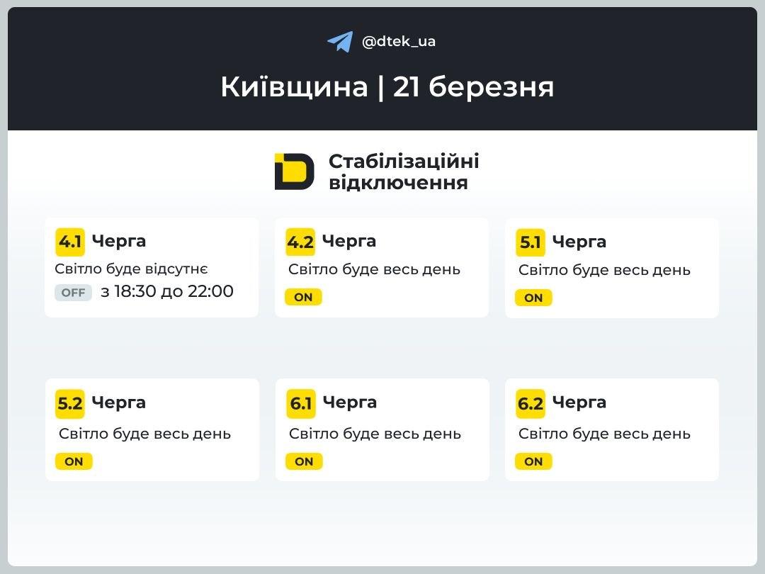 В субботу в Украине снова будут отключать свет: кто и когда останется без электричества