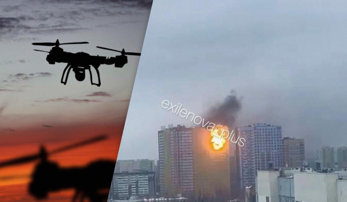 Ночью беспилотники атаковали Москву и Уфу Ночью беспилотники атаковали Москву и Уфу