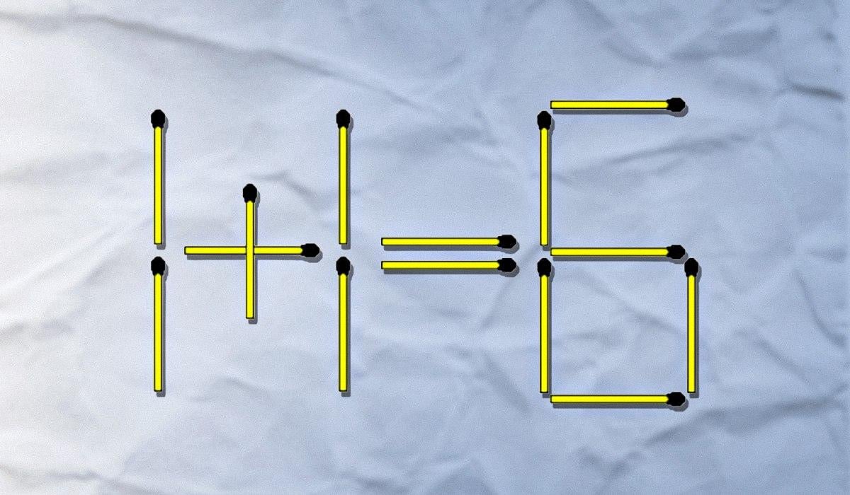 Один сірник треба викинути, а інший - перетягнути: складний тест для перевірки IQ