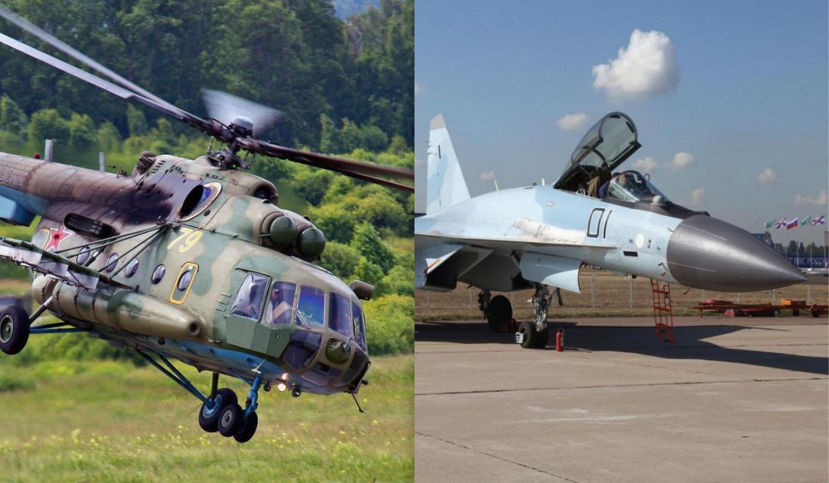 Щонайменше 8 літаків і вертольотів РФ було пошкоджено внаслідок авіаінцидентів за три тижні Щонайменше 8 літаків і вертольотів РФ було пошкоджено внаслідок авіаінцидентів за три тижні