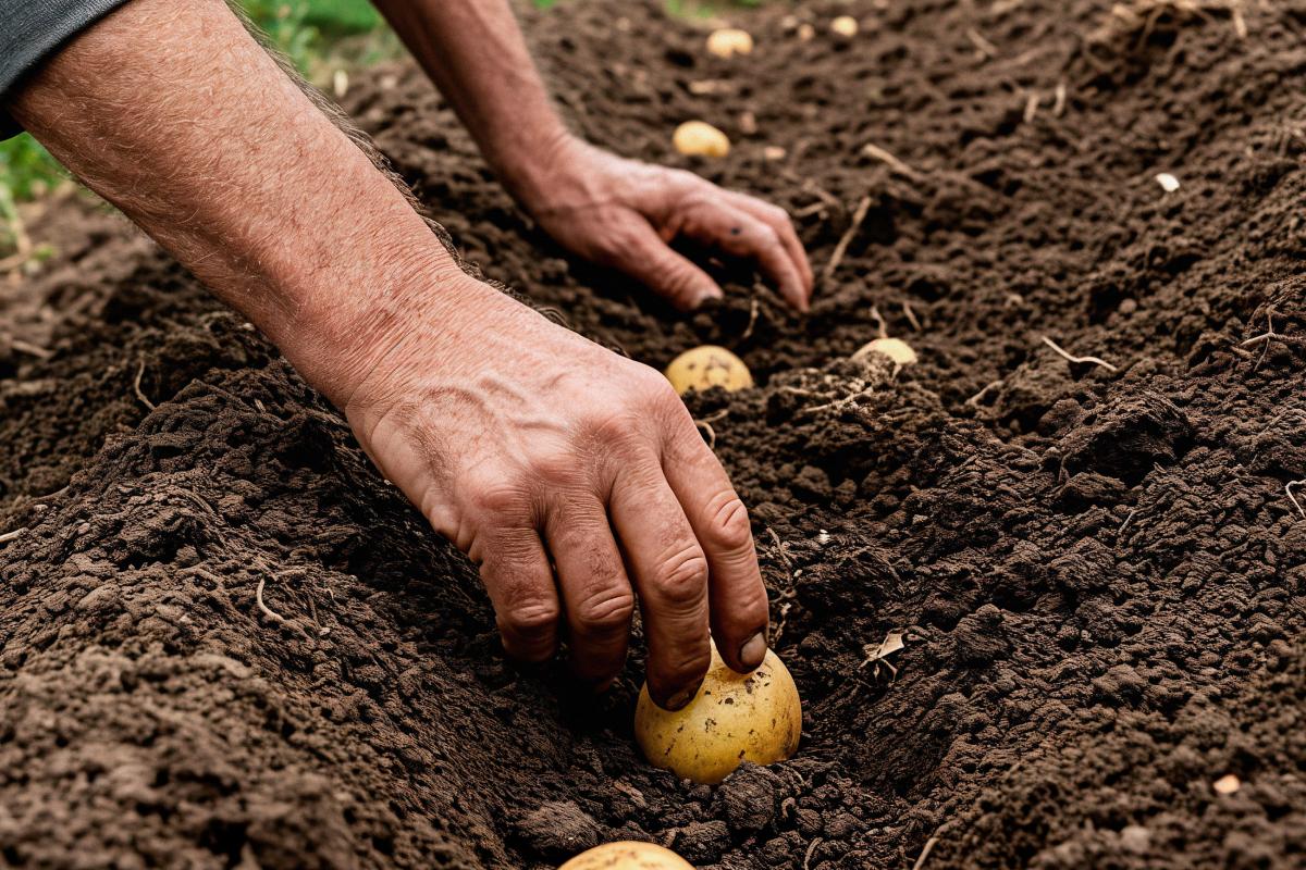 Коли садити картоплю за місячним календарем у квітні