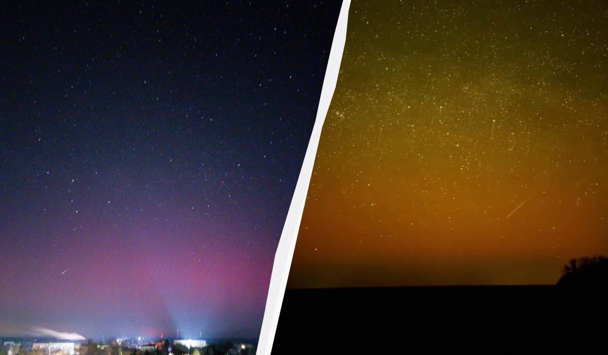 Северное сияние заметили сразу в нескольких областях Украины (фото, видео)
