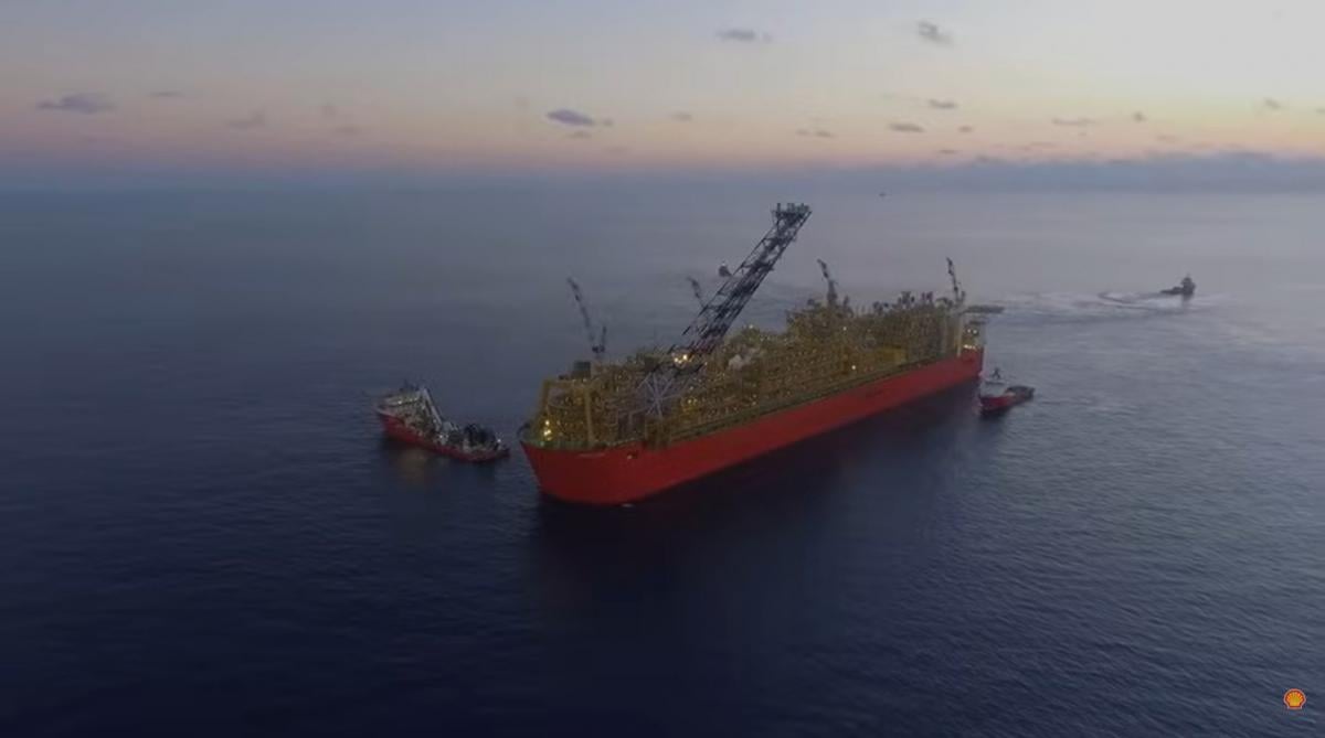 Самая большая плавучая платформа в мире Prelude способна выдерживать ураганы