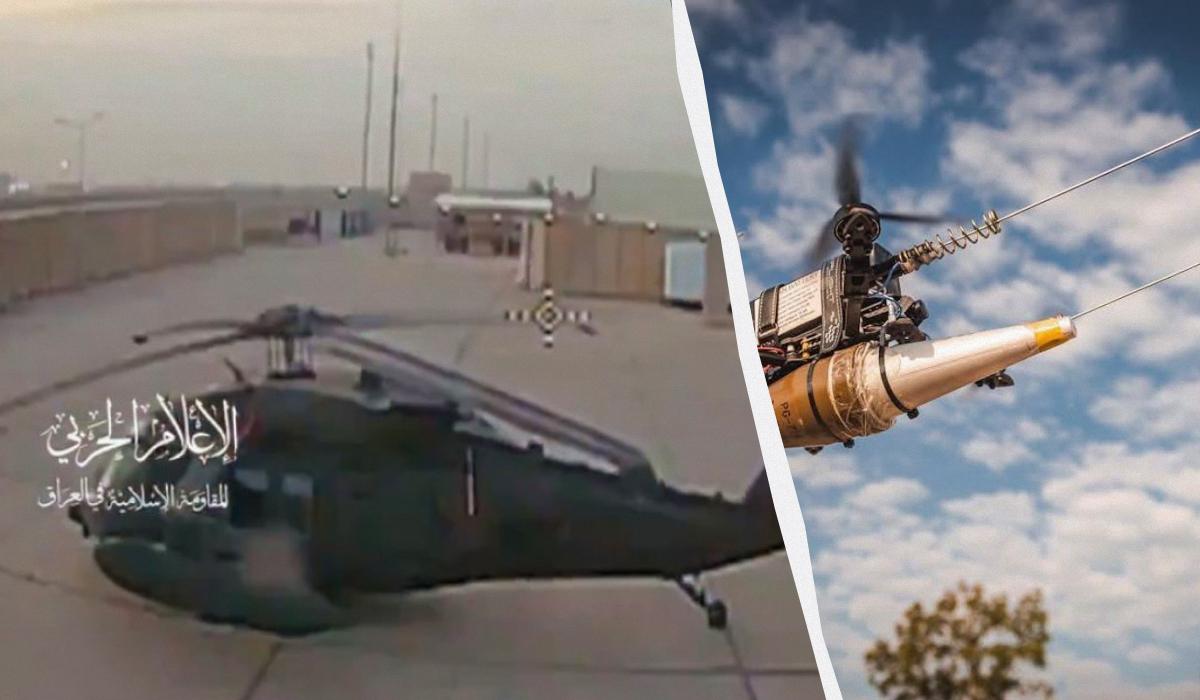 Иранские дроны ударили по базе США: поражен вертолет Black Hawk и радары к NASAMS