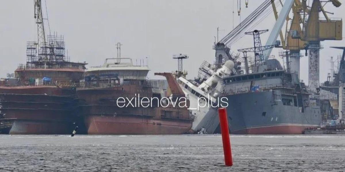 Мог нести крылатые или противокорабельные ракеты: что известно о повреждённом ледоколе 'Пурга' Мог нести крылатые или противокорабельные ракеты: что известно о повреждённом ледоколе 'Пурга'