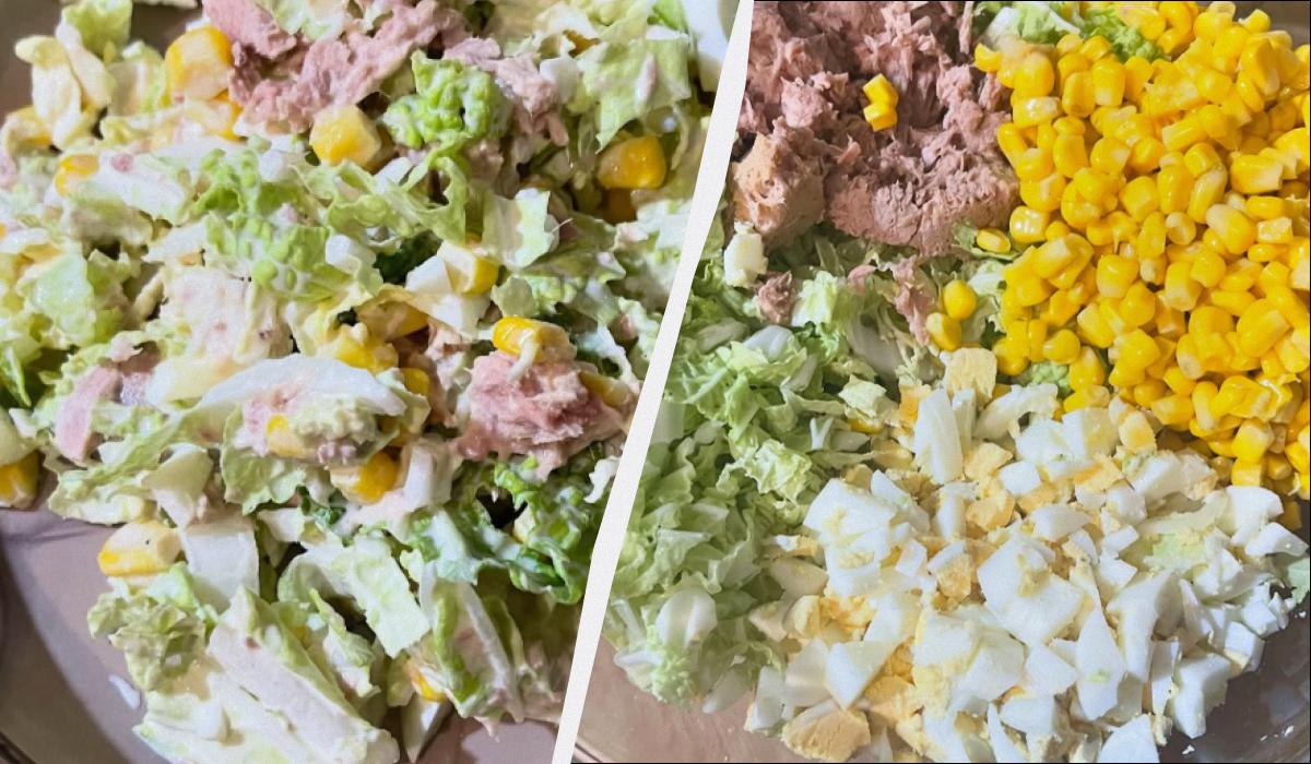 салат с пекинской капустой