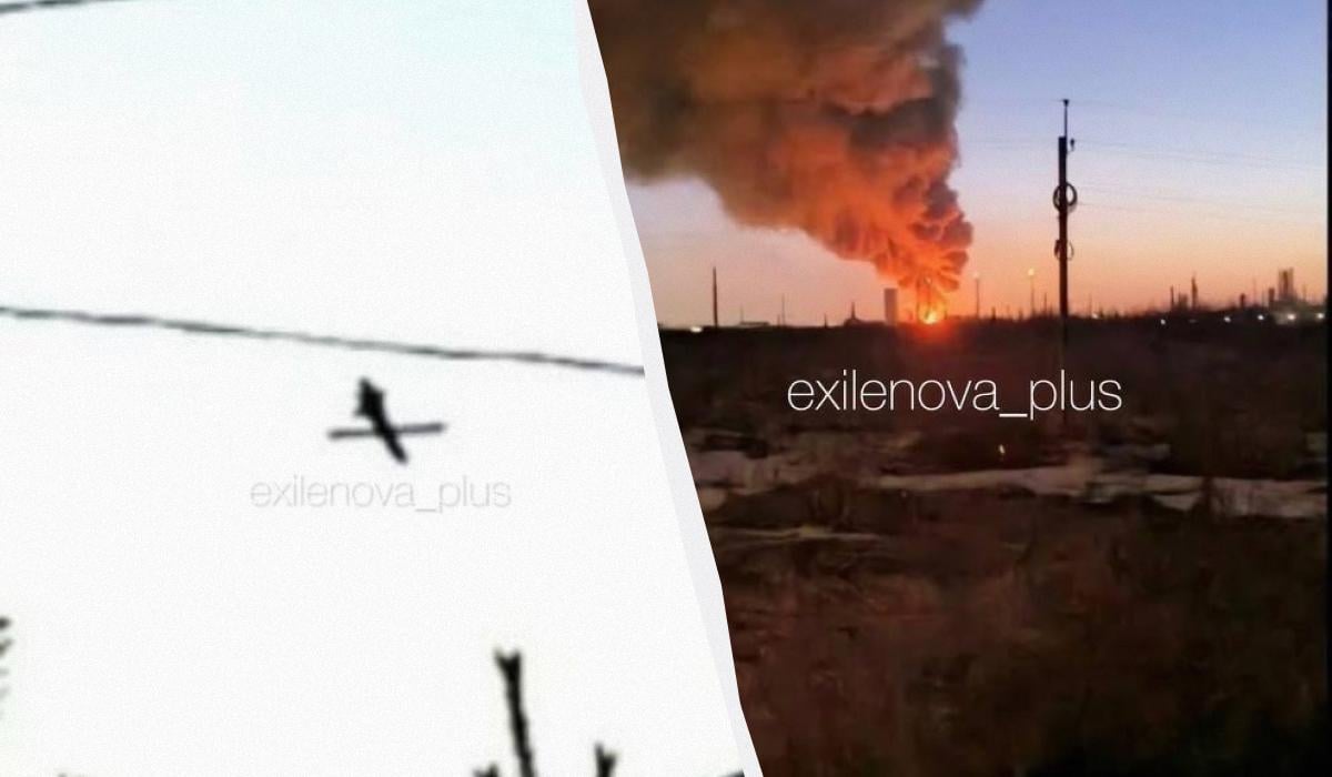 В РФ дроны и ракеты поразили завод по производству взрывчатки и один из крупнейших НПЗ